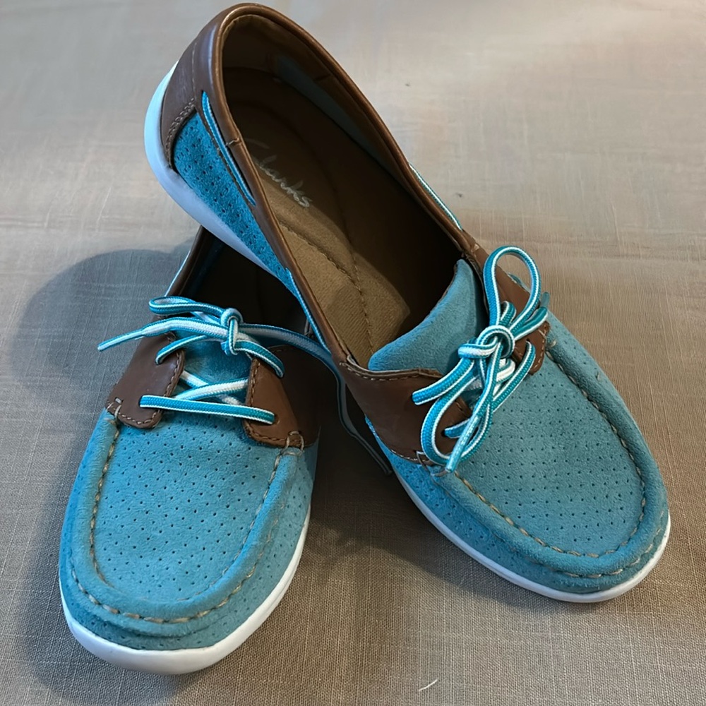 Clark's loafers